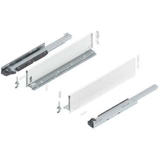 LEGRABOX pure complete set drawer height K (142.0 mm)