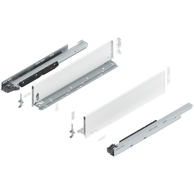 LEGRABOX pure complete set drawer height K (142.0 mm)