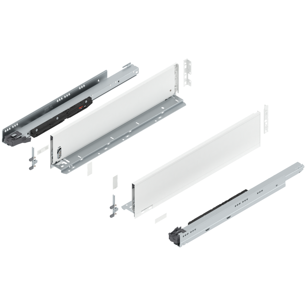 LEGRABOX pure complete set, drawer height K (142.0 mm)