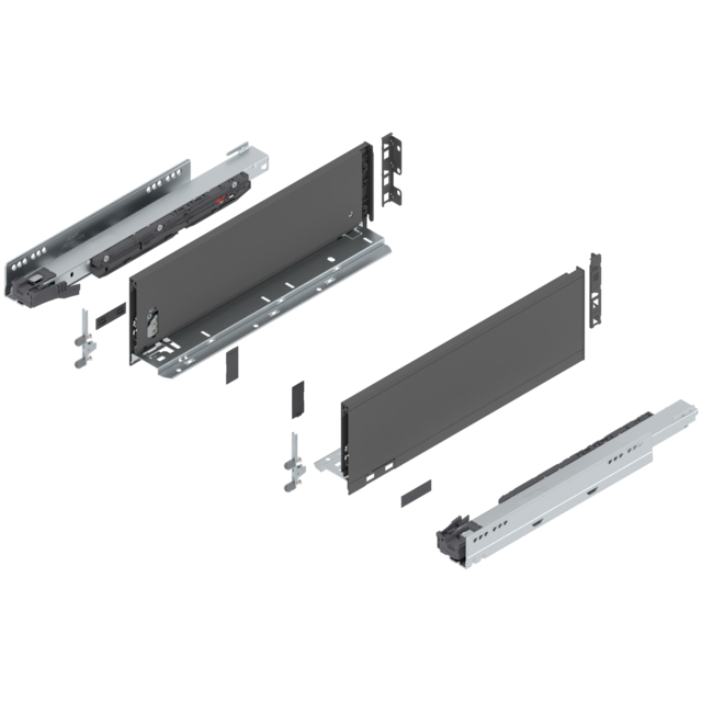 LEGRABOX pure complete set drawer height K (142.0 mm)