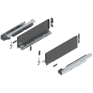 LEGRABOX pure complete set drawer height K (142.0 mm)