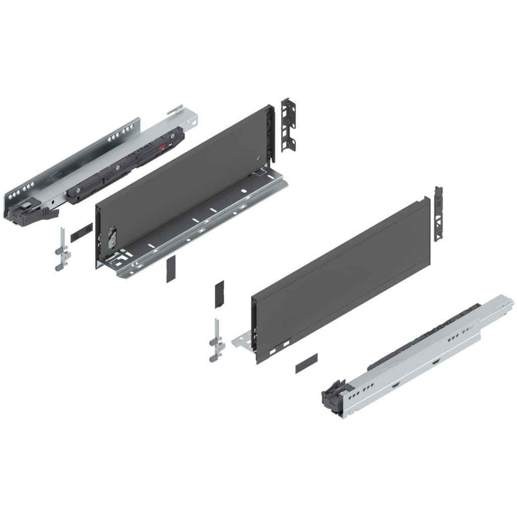 LEGRABOX pure complete set, drawer height K (142.0 mm)