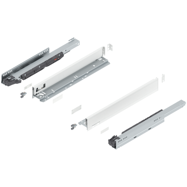 LEGRABOX pure complete set drawer height N (80.0 mm)