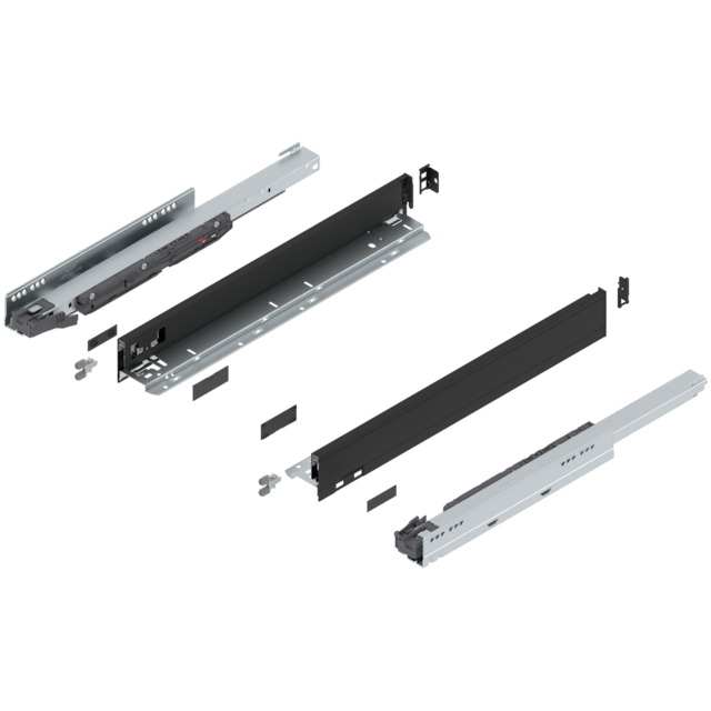 LEGRABOX pure complete set drawer height N (80.0 mm)