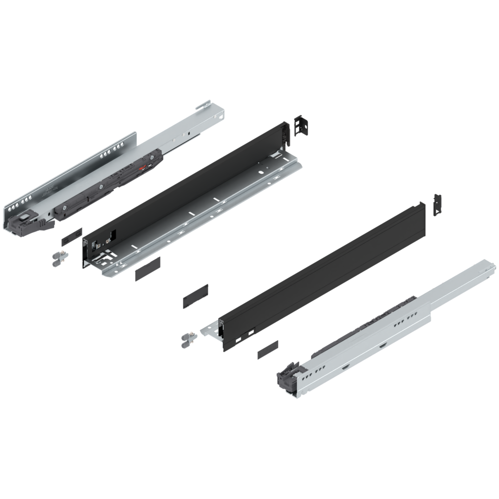 LEGRABOX pure complete set, drawer height N (80.0 mm)