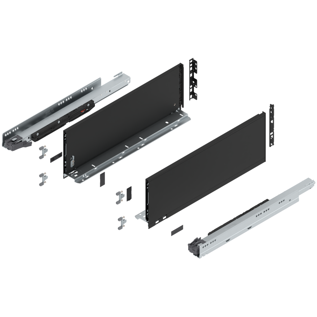 LEGRABOX pure complete set, drawer height C (193.0 mm)