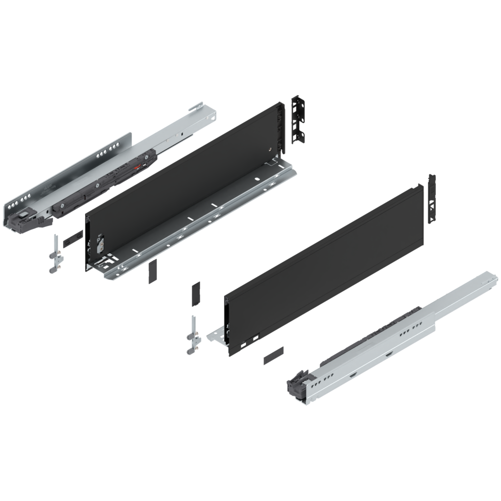 LEGRABOX pure complete set, drawer height K (142.0 mm)