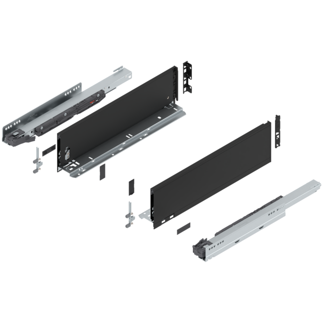 LEGRABOX pure complete set, drawer height K (142.0 mm)