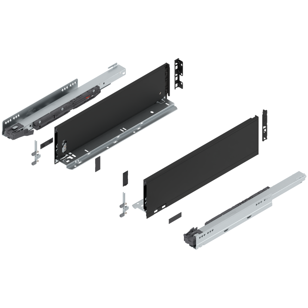 LEGRABOX pure complete set, drawer height K (142.0 mm)