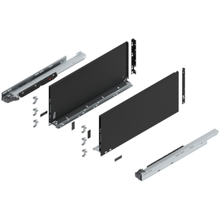 LEGRABOX pure complete set, drawer height F (257.0 mm)