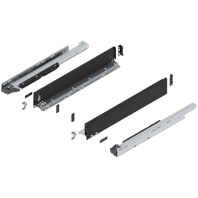 LEGRABOX pure Complete set Drawer height M (106.0 mm)