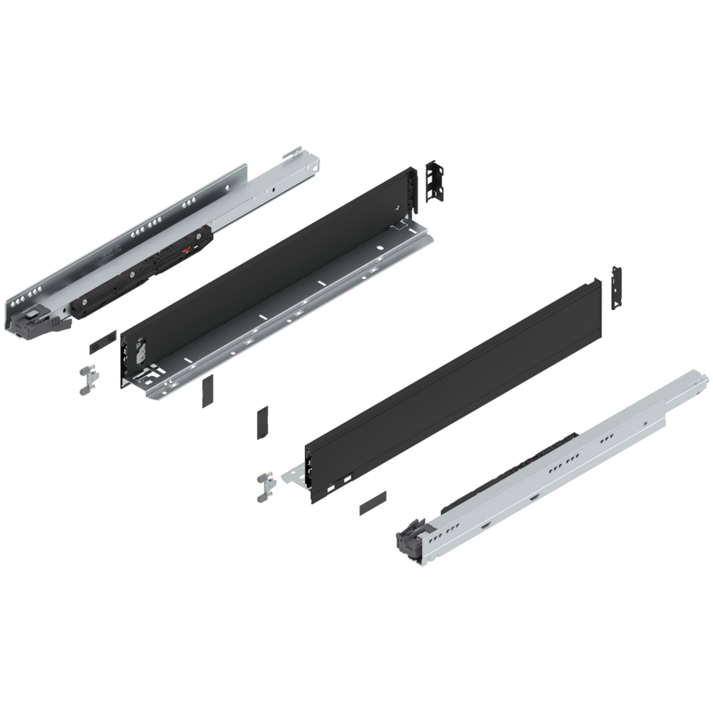 LEGRABOX pure Complete set Drawer height M (106.0 mm)