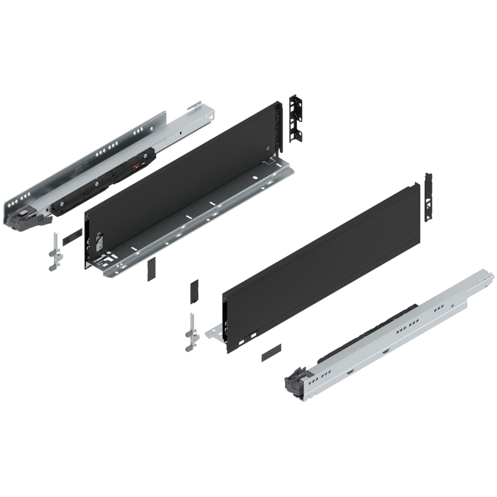 LEGRABOX pure complete set, drawer height K (142.0 mm)