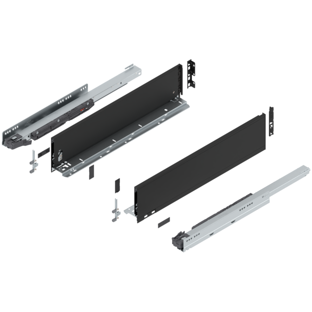 LEGRABOX pure complete set drawer height K (142.0 mm)