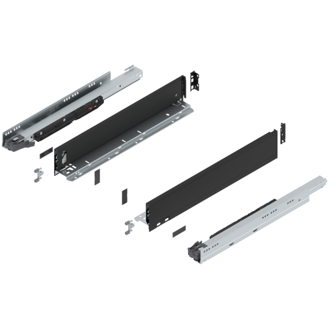 LEGRABOX pure complete set drawer height M (106.0 mm)