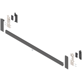 LEGRABOX front piece set height C