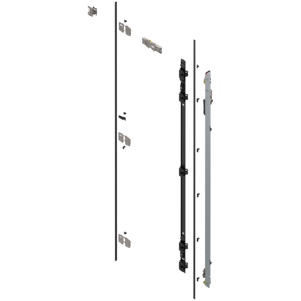 REVEGO duo hinge bracket set right length 2100 mm