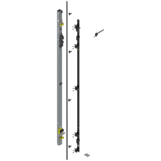 REVEGO uno Hinge bracket set left, pocket height 1957-2106 mm