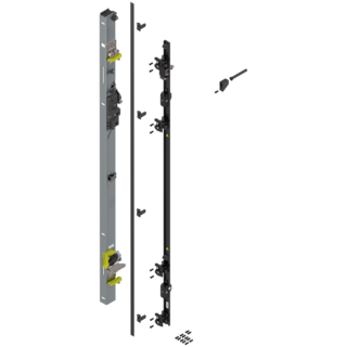 REVEGO uno Hinge bracket set left, pocket height 1357-1506 mm