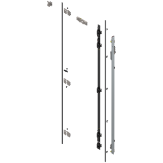 REVEGO duo Hinge bracket set right, pocket height 2407-2556 mm