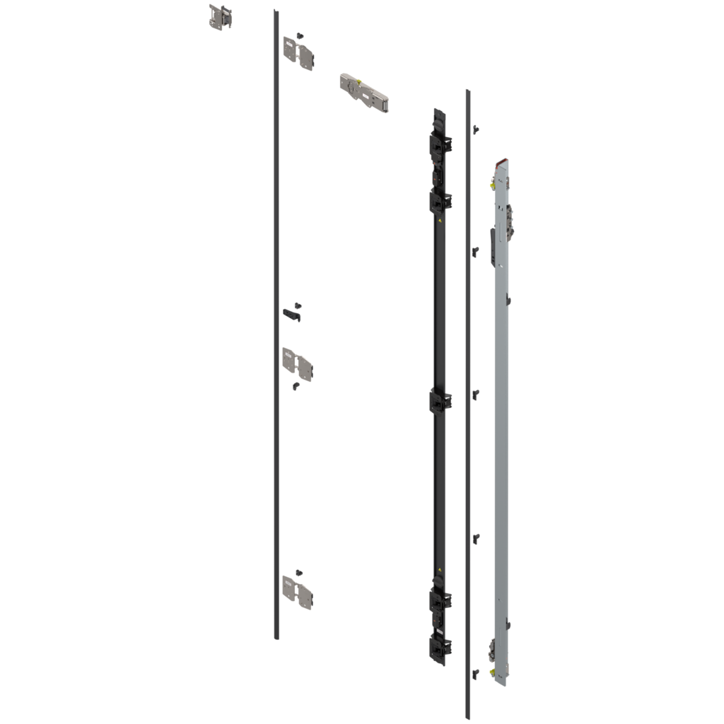 REVEGO duo hinge bracket set right length 2250 mm