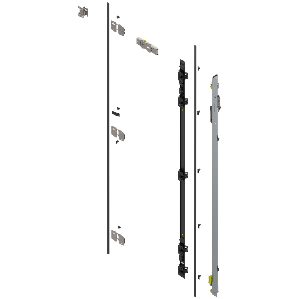REVEGO duo hinge bracket set right length 1950 mm