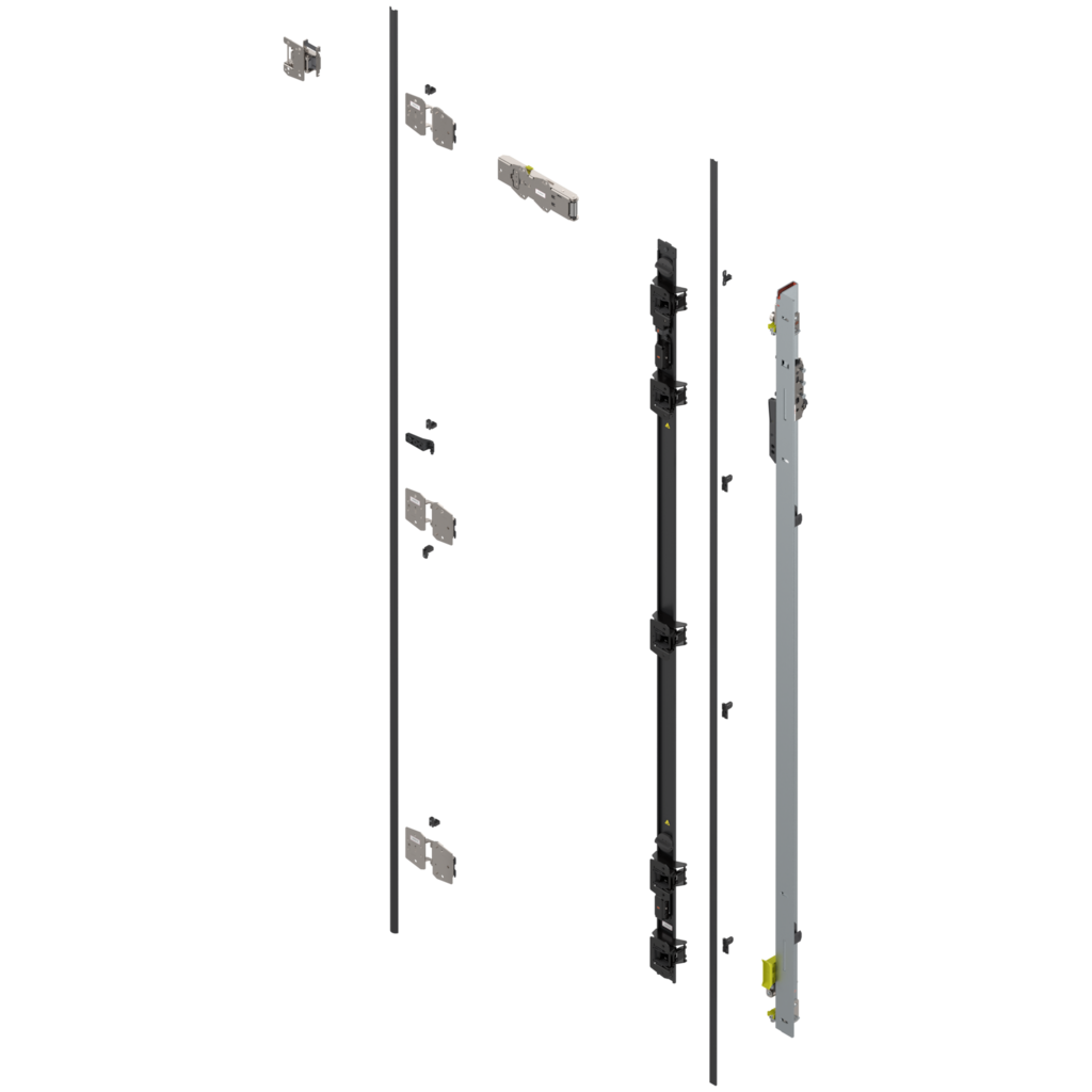 REVEGO duo hinge bracket set right length 1800 mm