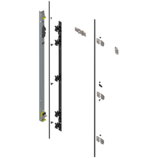 REVEGO duo Hinge bracket set left, pocket height 1957-2106 mm