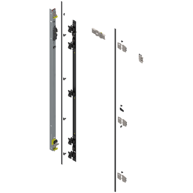 REVEGO duo hinge bracket set left length 1950 mm