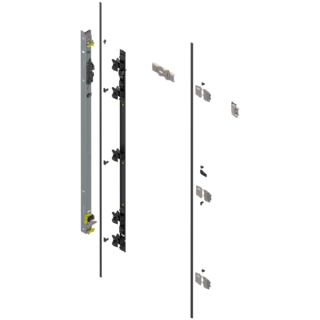 REVEGO duo Hinge bracket set left, pocket height 1807-1956 mm