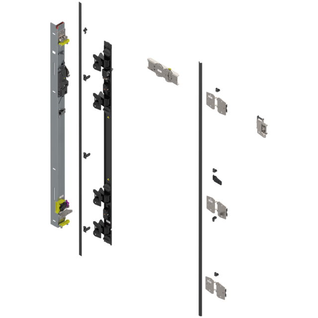 REVEGO duo hinge bracket set left length 1200 mm