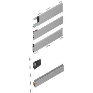 REVEGO duo pocket profile set left, NL 450 mm