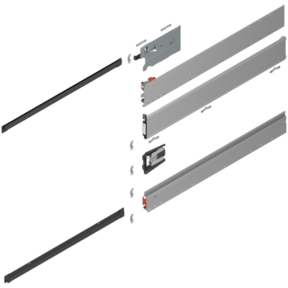 REVEGO uno pocket profile set left, NL 800 mm