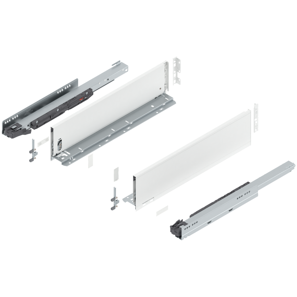 LEGRABOX pure complete set drawer height K (142.0 mm)