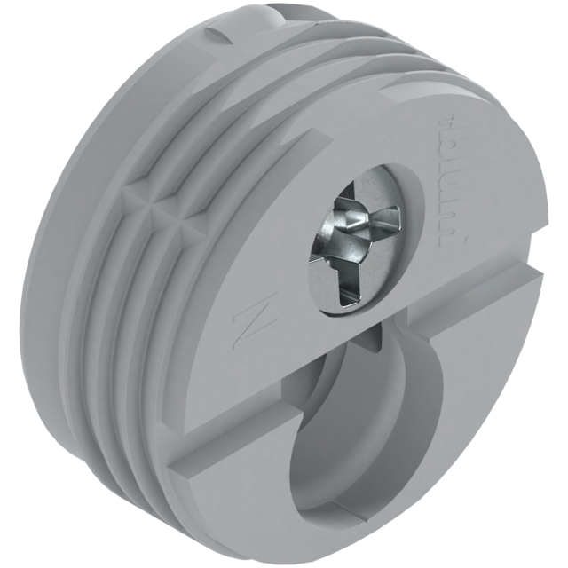 Cabinet connectors knock-in, RAL 7035 light grey