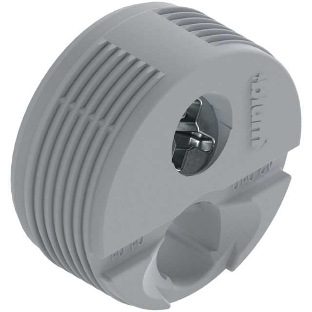 Connector housings knock-in, RAL 7035 light grey