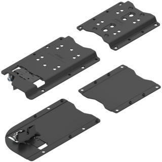 REVEGO uno pocket connector set right / pocket design worktop-mounted cabinet / pocket side thickness 15-19 mm