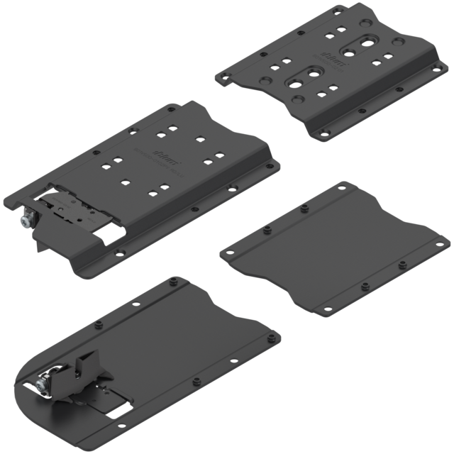 REVEGO uno pocket connector set right / suitable for pocket application worktop-mounted cabinet / pocket side thickness 15-19 mm