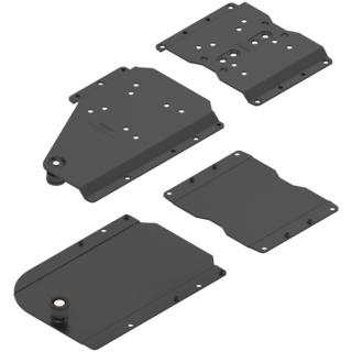 REVEGO duo pocket connector set right / pocket design worktop-mounted cabinet / pocket side thickness 15-17 mm