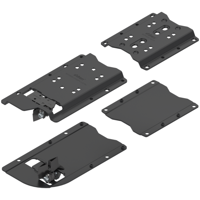 REVEGO uno pocket connector set left / suitable for pocket application worktop-mounted cabinet / pocket side thickness 15-19 mm