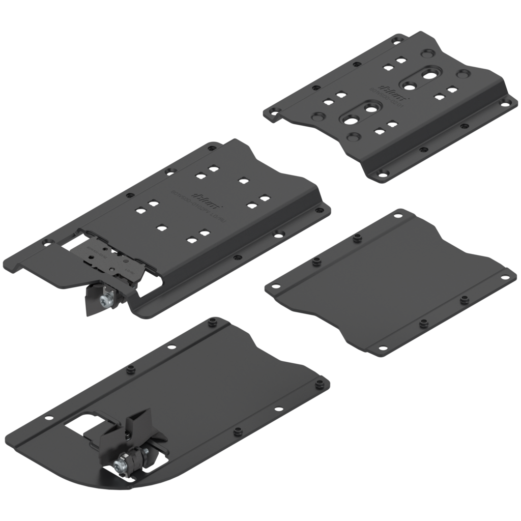 REVEGO uno pocket connector set left / suitable for pocket application worktop-mounted cabinet / pocket side thickness 15-19 mm