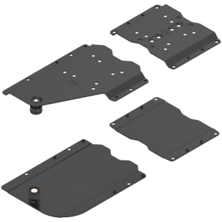 REVEGO duo pocket connector set left / pocket design worktop-mounted cabinet / pocket side thickness 18-19 mm