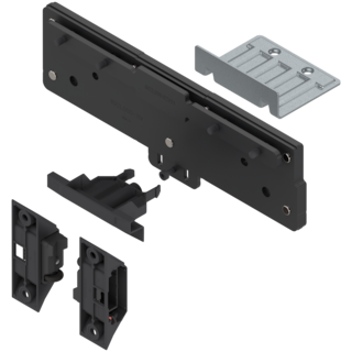 REVEGO duo assembly set for two double doors combined, left/right