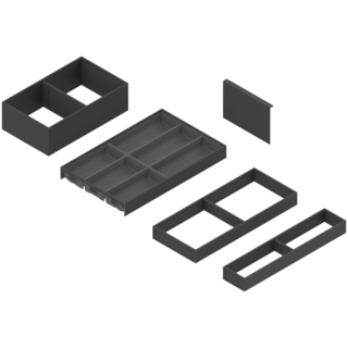 AMBIA-LINE combo set carbon black matt