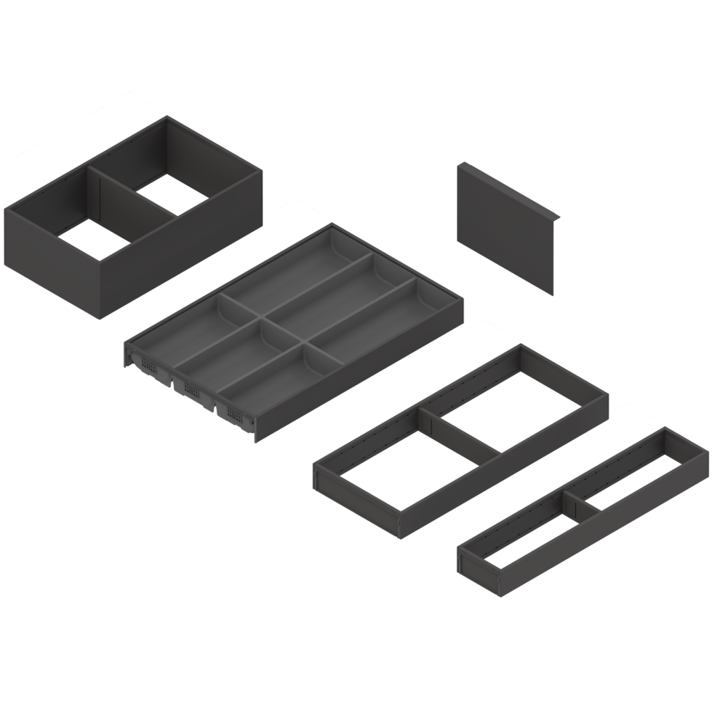 AMBIA-LINE combo set carbon black matt