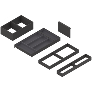 AMBIA-LINE combo set carbon black matt