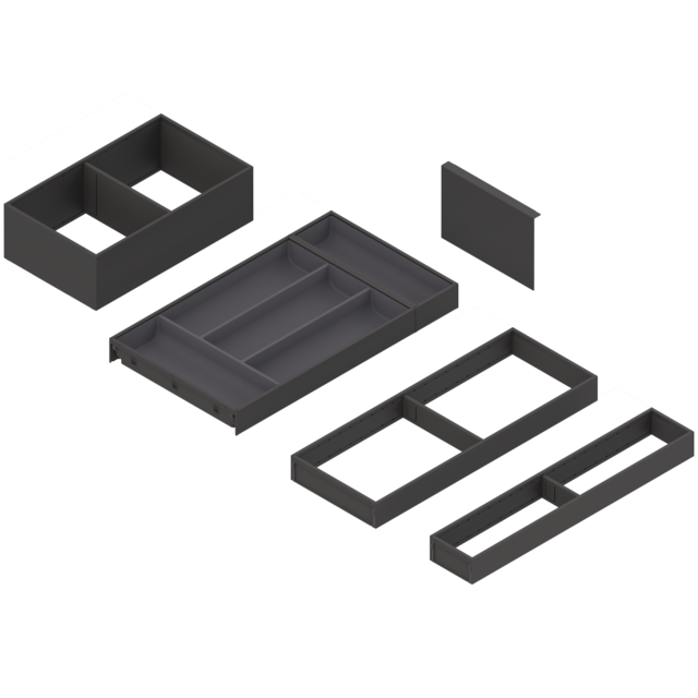 AMBIA-LINE combo set carbon black matt