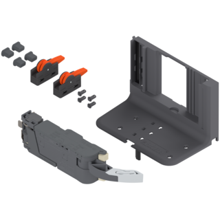 SERVO-DRIVE attachment bracket suitable for quantity of drive units 