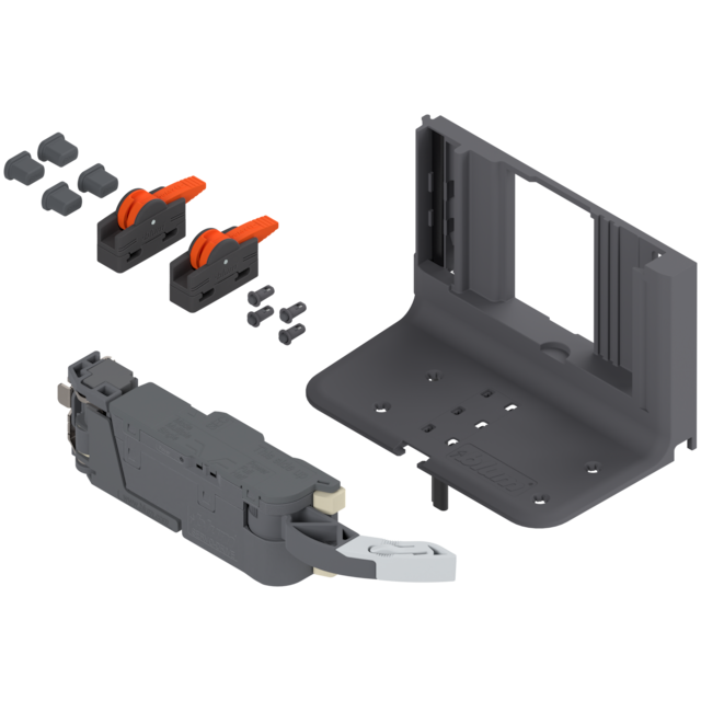 SERVO-DRIVE attachment bracket suitable for quantity of drive units 