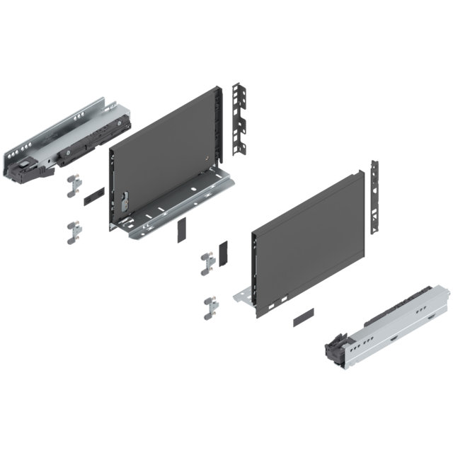 LEGRABOX pure complete set drawer height C (193.0 mm)